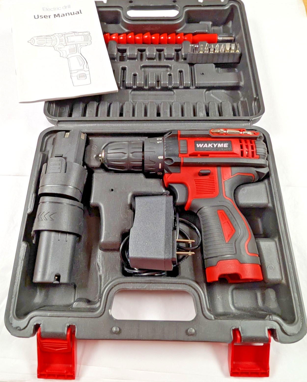 Wakyme 12.6v cordless drill kit