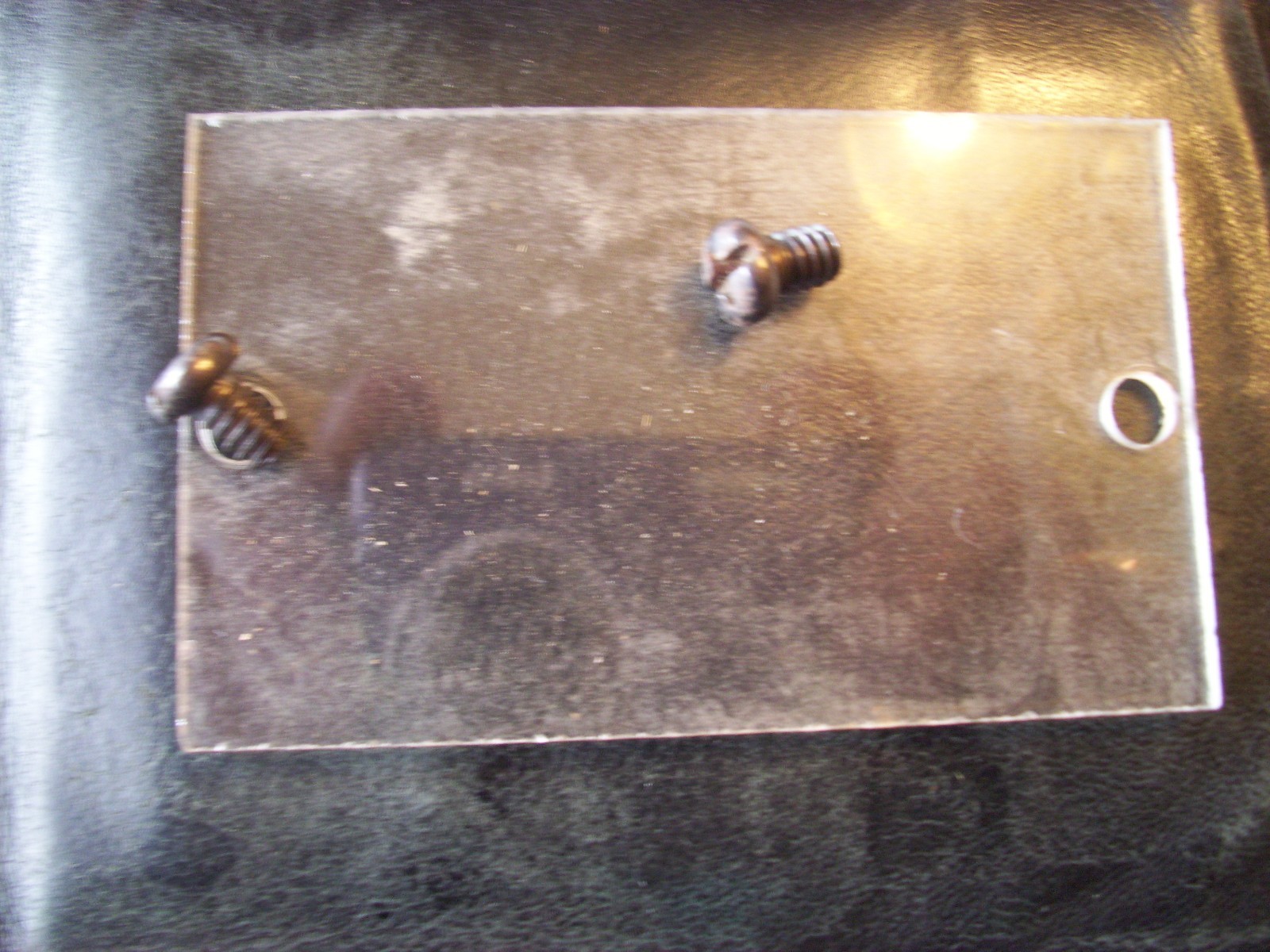 Headstock « Window » for viewing belt From 14&Prime; RTC Model GL-1000 Wood Lathe NICE!