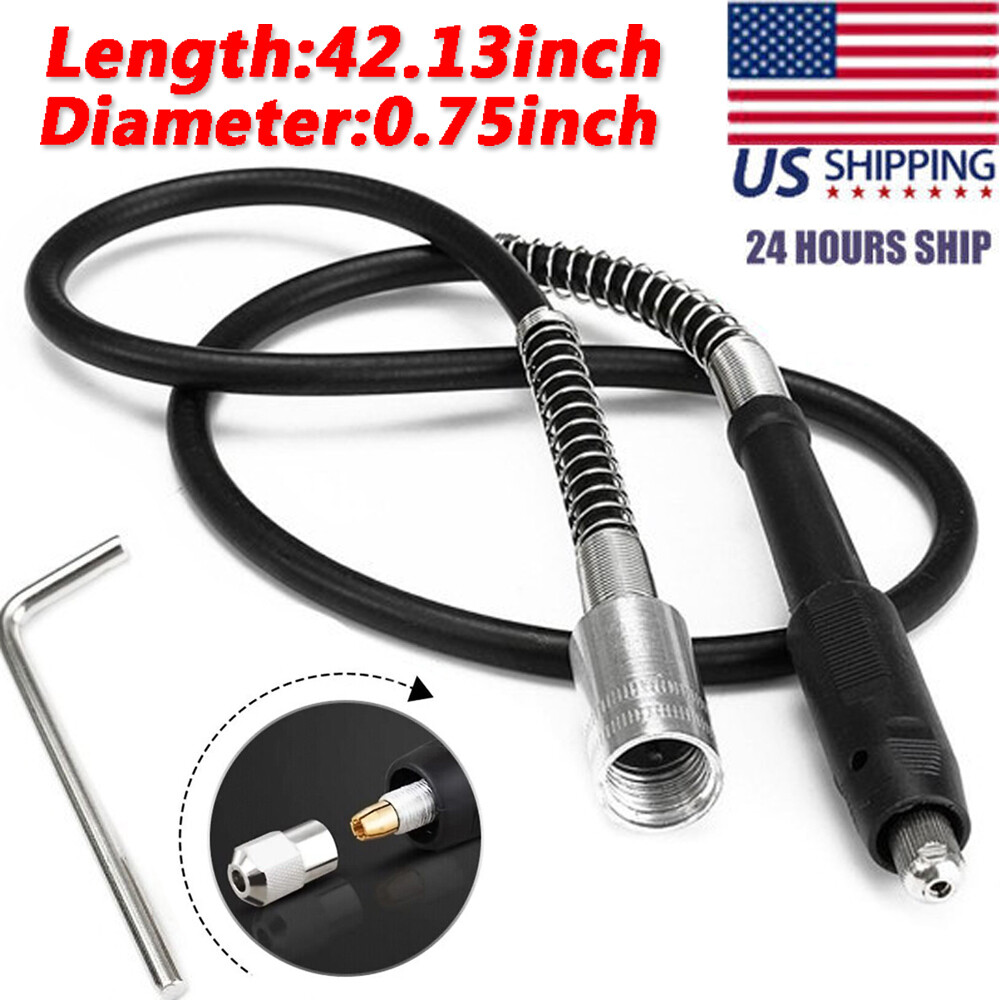 42&Prime; Extension Flexible Rotary Drill Tool Drive Flex Shaft Attachment For Dremel