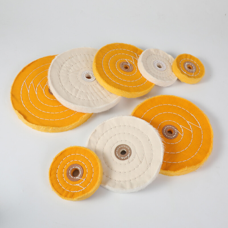Cotton Cloth Buffing Polishing Wheel Pad for Angle Bench Grinder Metal 2 » – 8 »