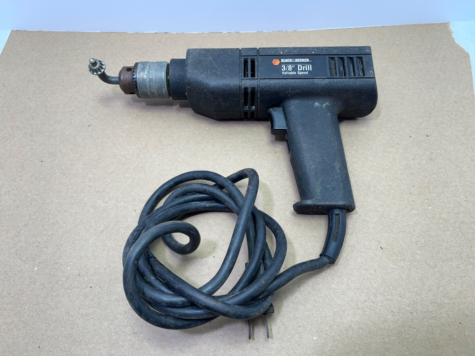 Black & Decker 7147 Type 1 3/8″ Corded Drill 0–1200 RPM Variable Speed Tested
