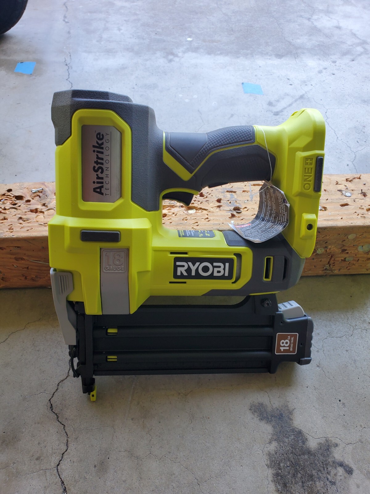 RYOBI ONE+ 18V 18 Gauge AirStrike Brad Nailer Cordless P321 Tool Only (OB)