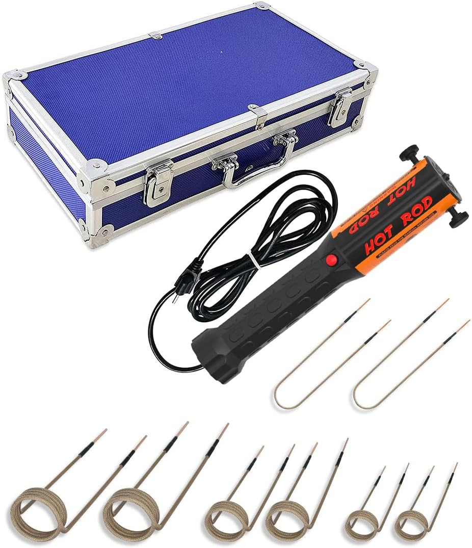 Calentador de inducción magnética Solary con extracción de pernos, 1100 W, 110 V