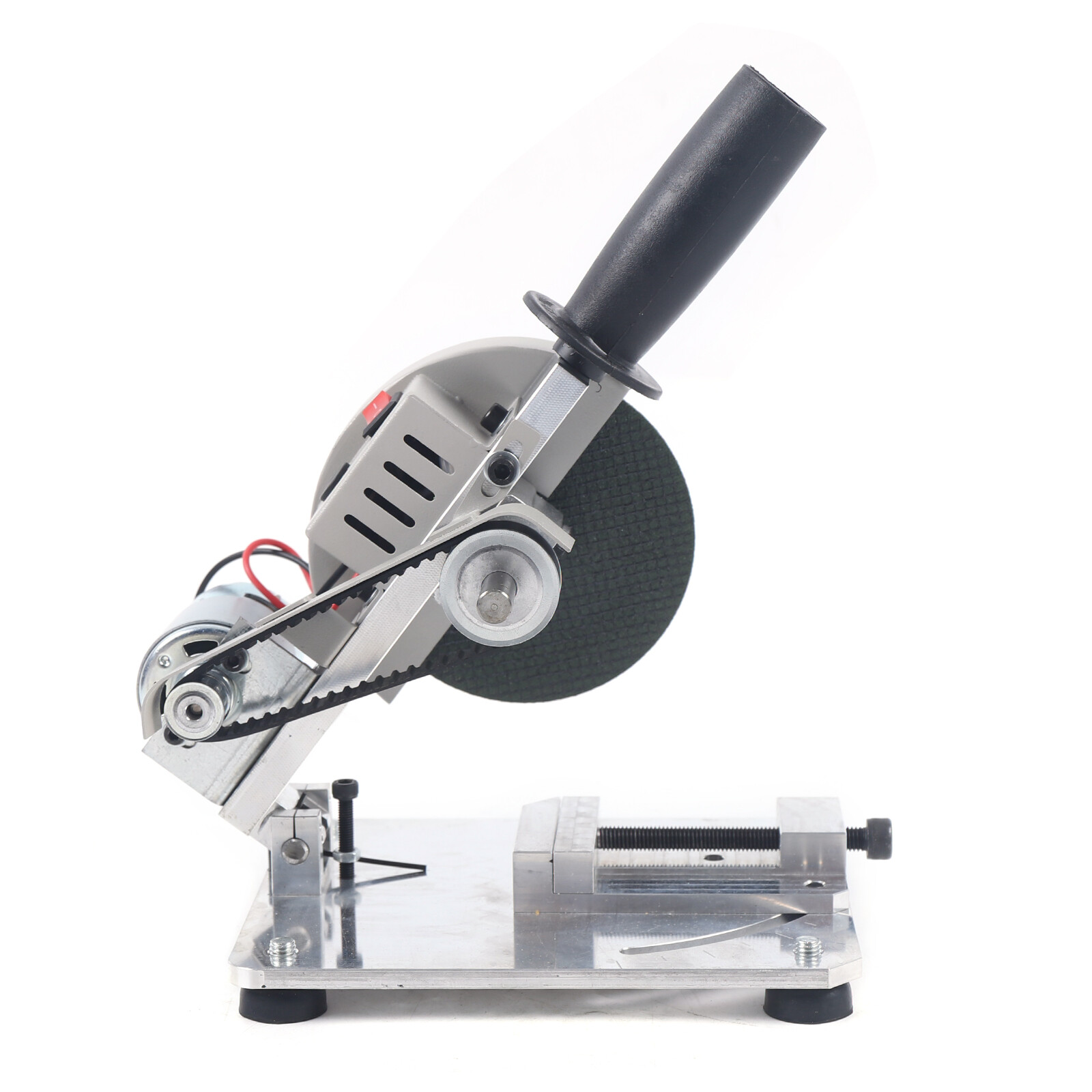 Mini Table Saw 4in 0-45° Miter Saw Portable Small Hobby Chop Saw Cutting Machine