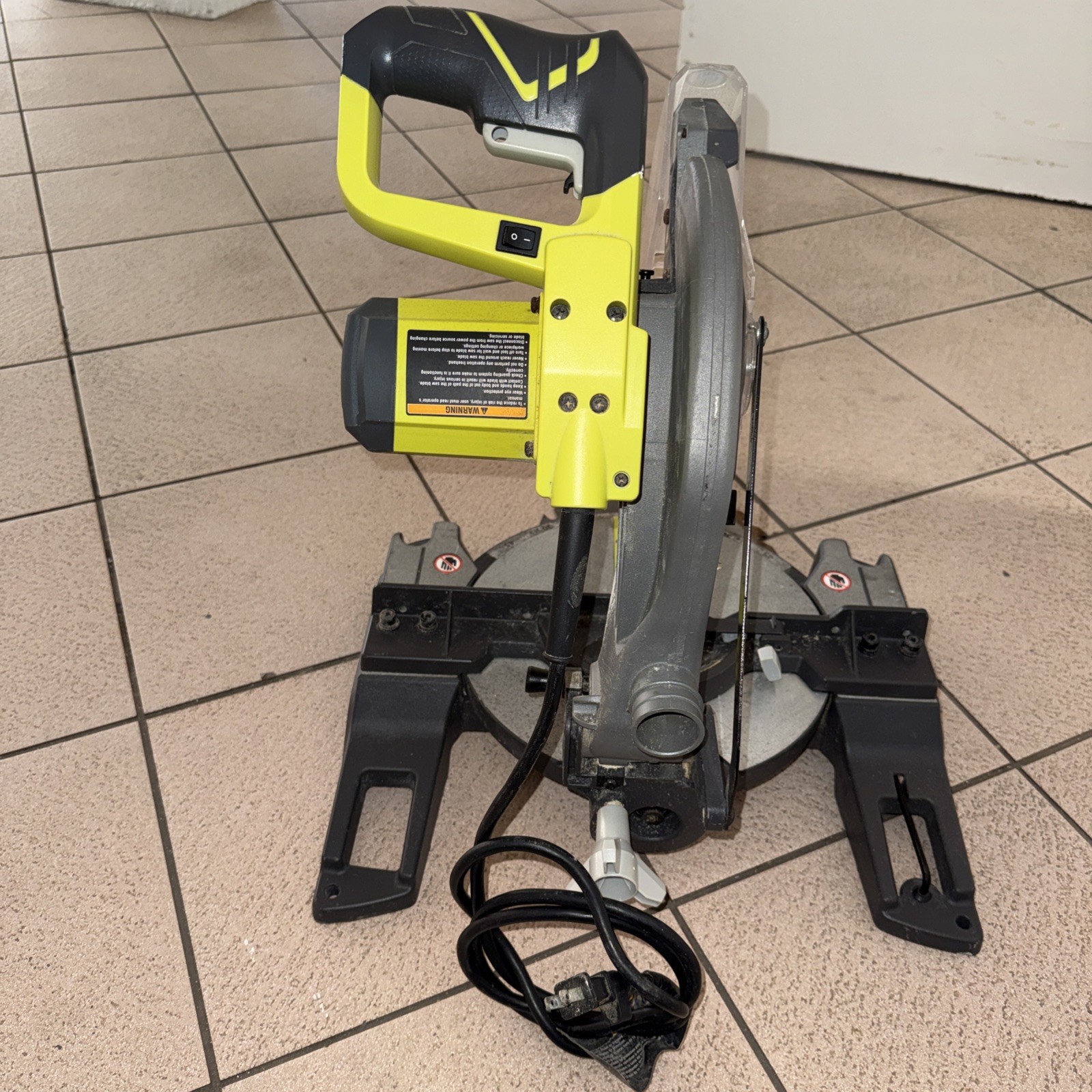 Ryobi TS1346T 14 Amp 10 inch Compound Miter Saw w/ 2 blades Blades