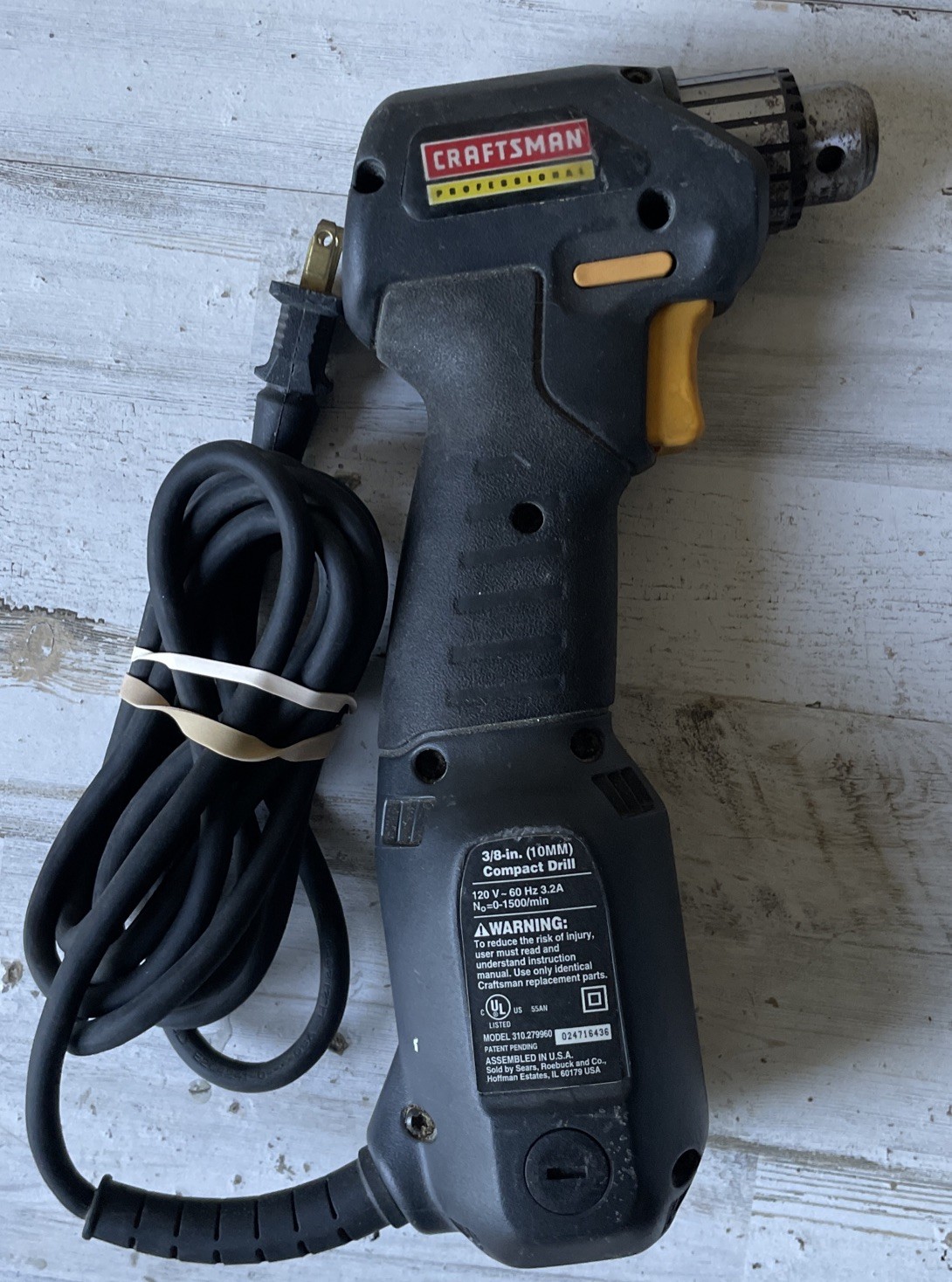 Craftsman Professional Mini T 3.2 Amp 3/8 » Compact Drill – TESTED –