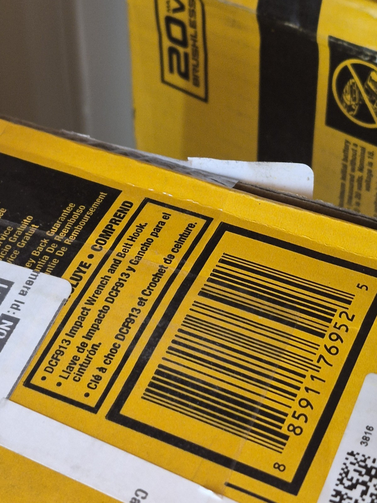 DEWALT DCF913B 20V Brushless Compact 3/8 in Impact Wrench 400 ft-lbs Tool Only