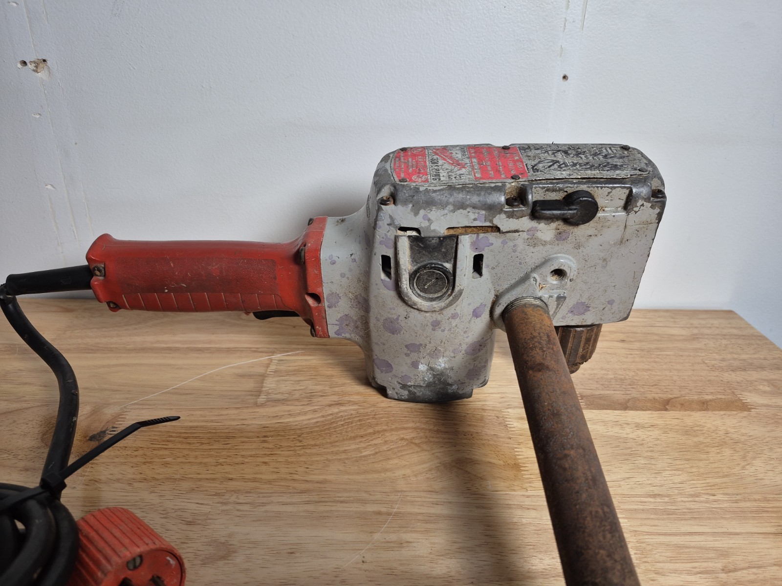 MILWAUKEE 1675-1 7.5AMP CORDED ½” HOLE HAWG RIGHT ANGLE DRILL