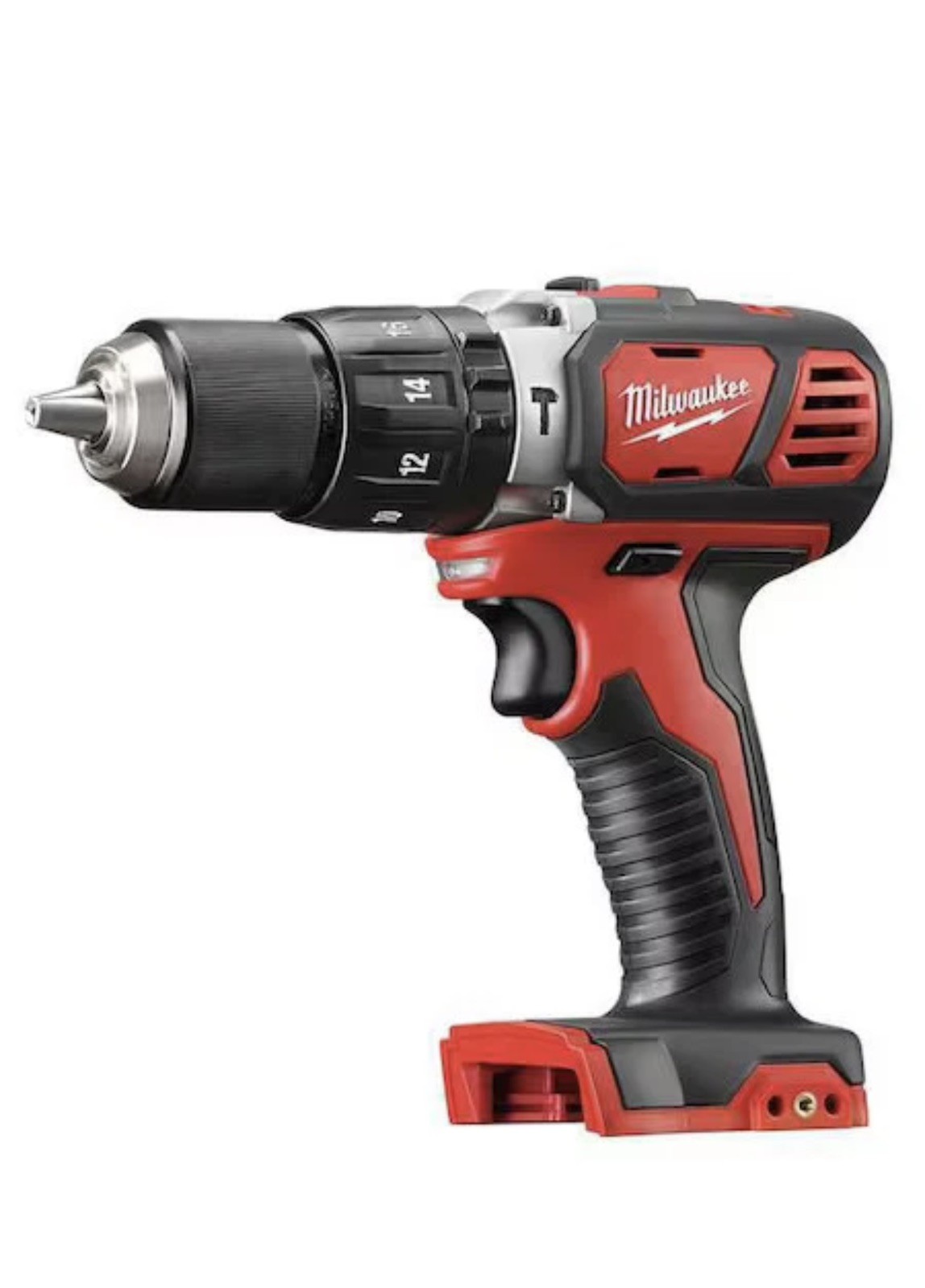 Milwaukee 2607-20 M18 18V Cordless Compact 1/2&Prime; Hammer Drill/Driver (Tool Only)