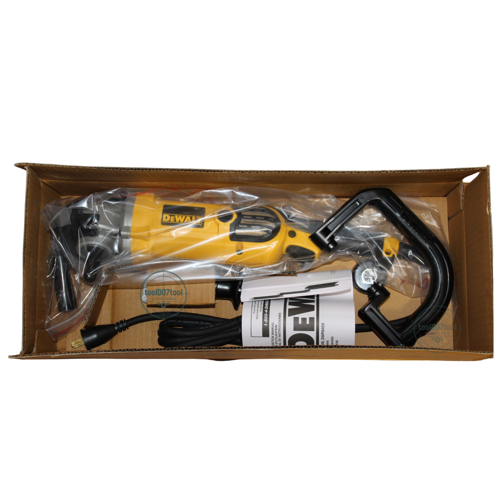 Dewalt DWP849X 7&Prime;/9&Prime; Variable Speed Rotary Polisher, 12 Amp
