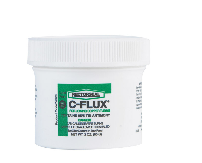 RectorSeal 74026 Tin/Antimony Lead-Free Powdered Soldering Flux 3 oz.