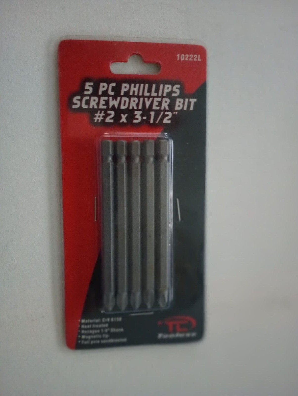 Phillips Screwdriver Bits * 5pc Set * #2 X 3 1/2&Prime; MAGNETIC TIP !