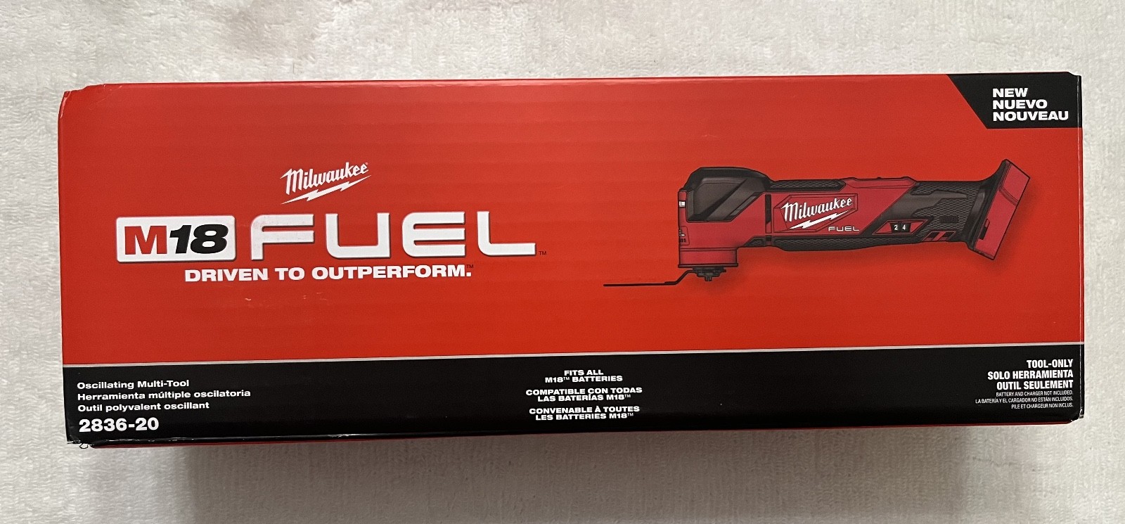 New Milwaukee Fuel 2836-20 M18 18V Brushless Cordless Oscillating Multi Tool NIB