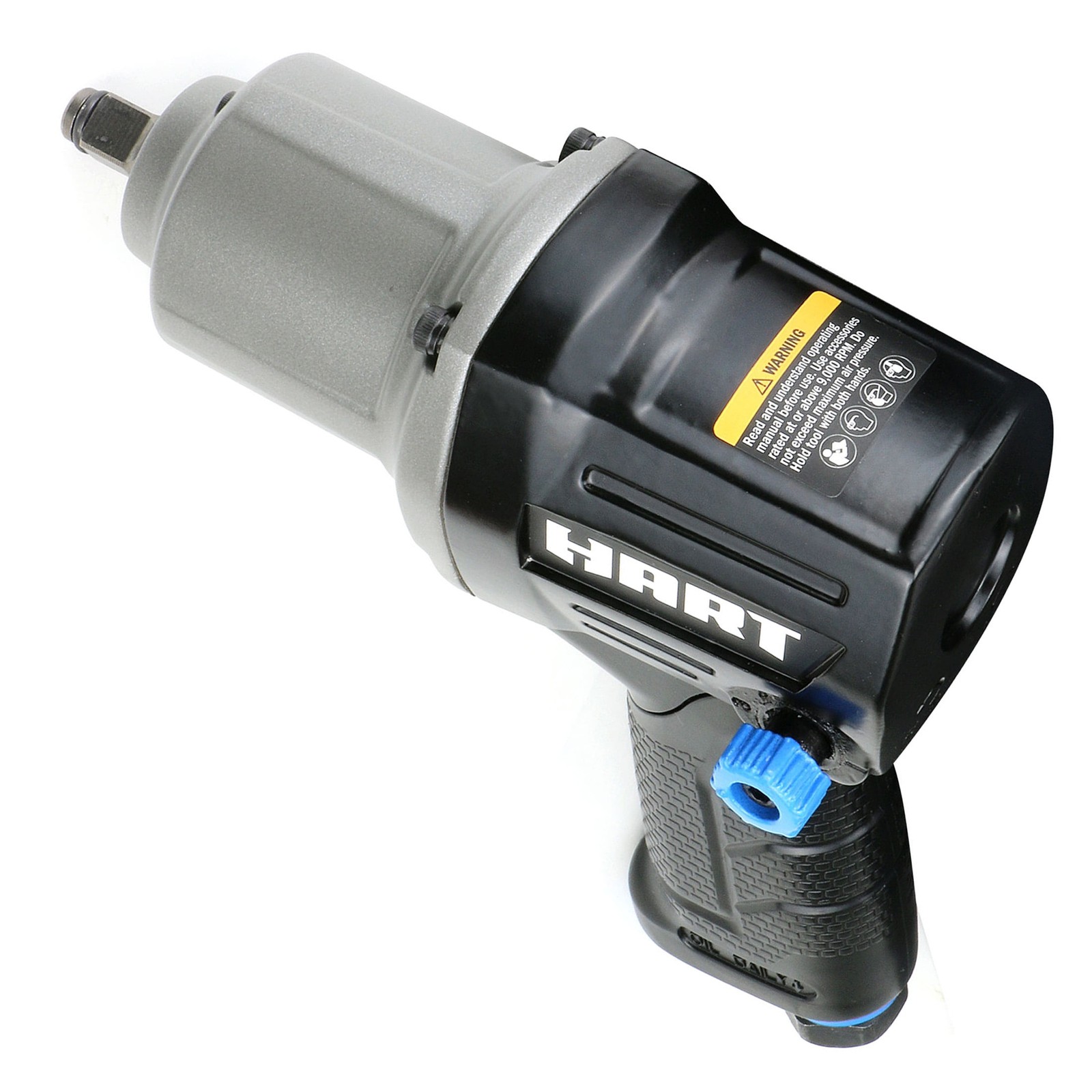 3/8 in. Air Impact Wrench Twin-hammer Impact Mechanism 250 ft-lbs of Torque