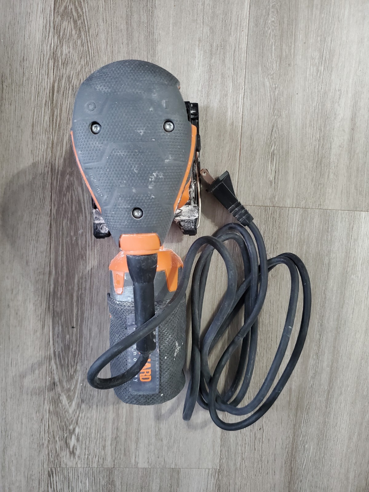 RIDGID Corded Electric Orbital Sander with Carry Bag and Dust Collection Bag