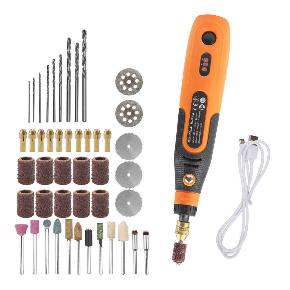 48PCS Cordless Abrasive Rotary Tool Accessories Grinding Sanding Polishing Set
