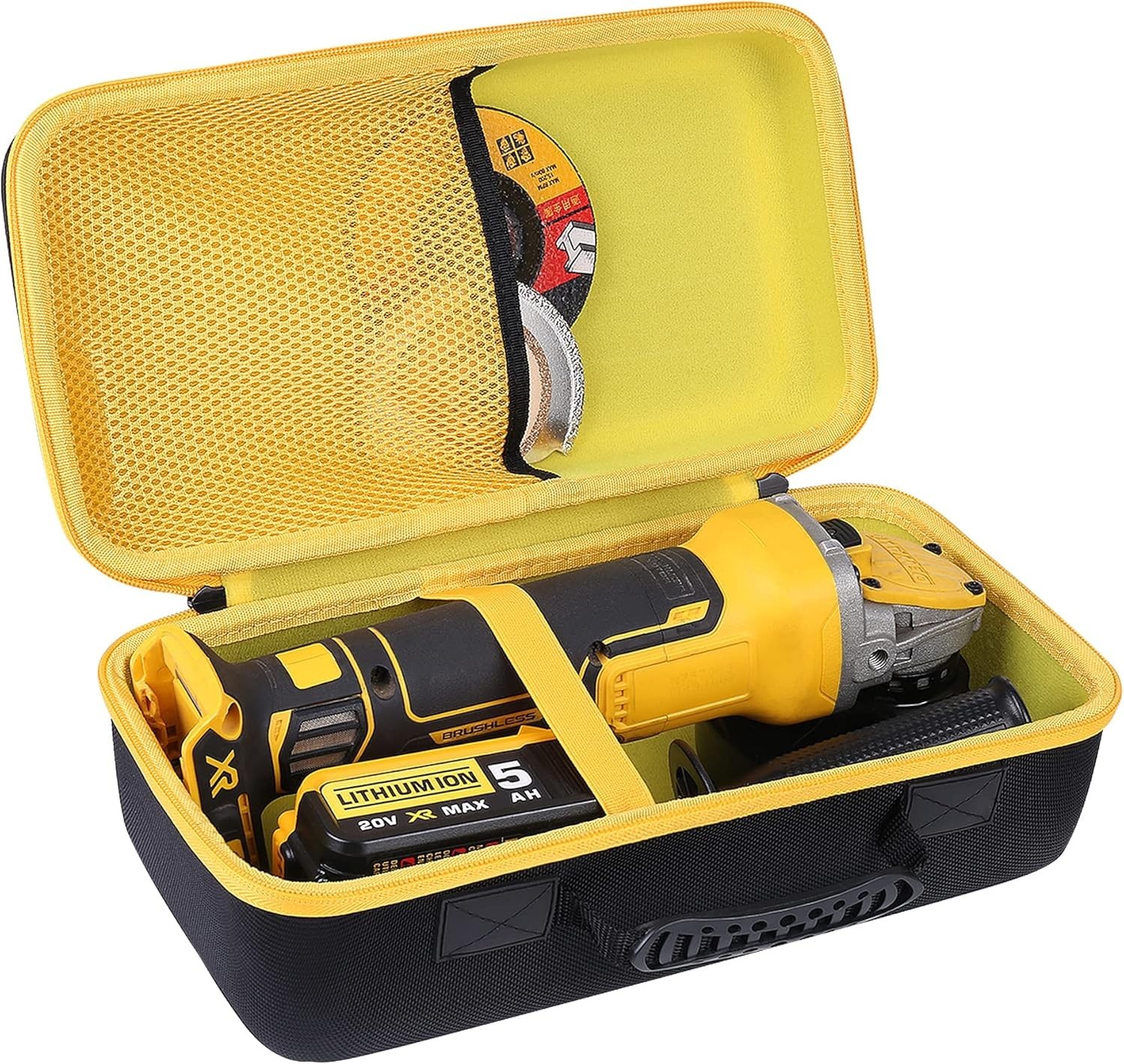 DiWALT 20V MAX Angle Grinder Brushless Tool (DCG413B) Hard Storage Box Case Only