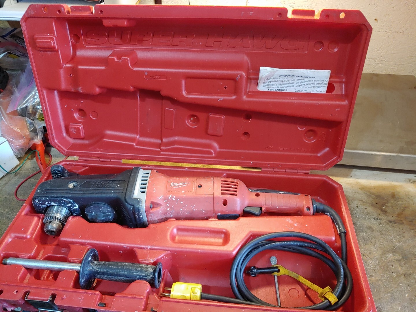 MILWAUKEE 1/2 in. 450/1,750 RPM SUPER HAWG TWO SPEED Drill 1680-21