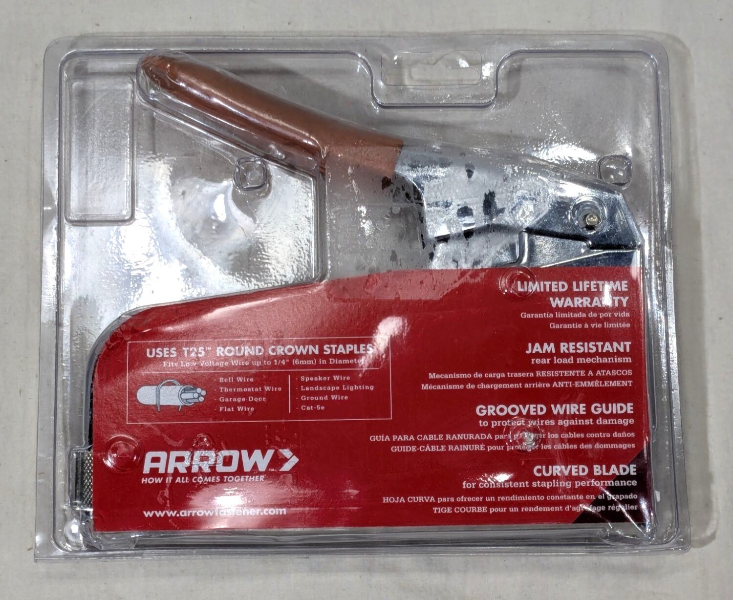 Arrow Professional Low Voltage Wire/Cable Staple Gun T25P
