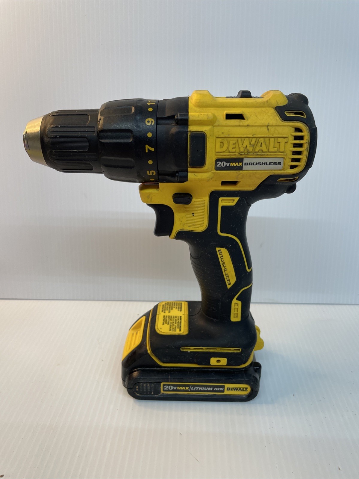 Dewalt Cordless Drill Driver 1/2&Prime; | DCD777 | 20V | With 20V 1.3 AH Battery -Used