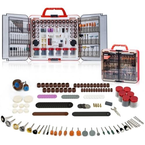 508-Piece Rotary Tool Accessories Kit – Universal Bits for Sanding, Cutting, Gri