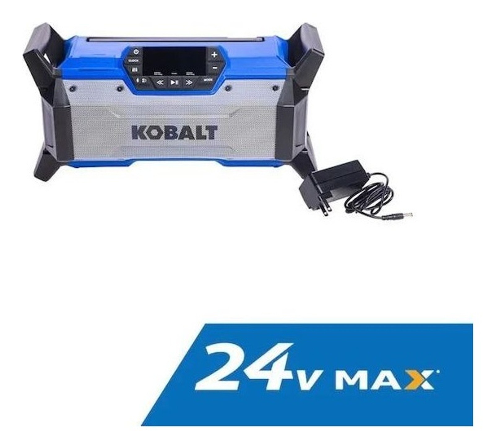Kobalt 24V Max Jobsite Digital Radio Bluetooth AM/FM KJR 124B-03 New