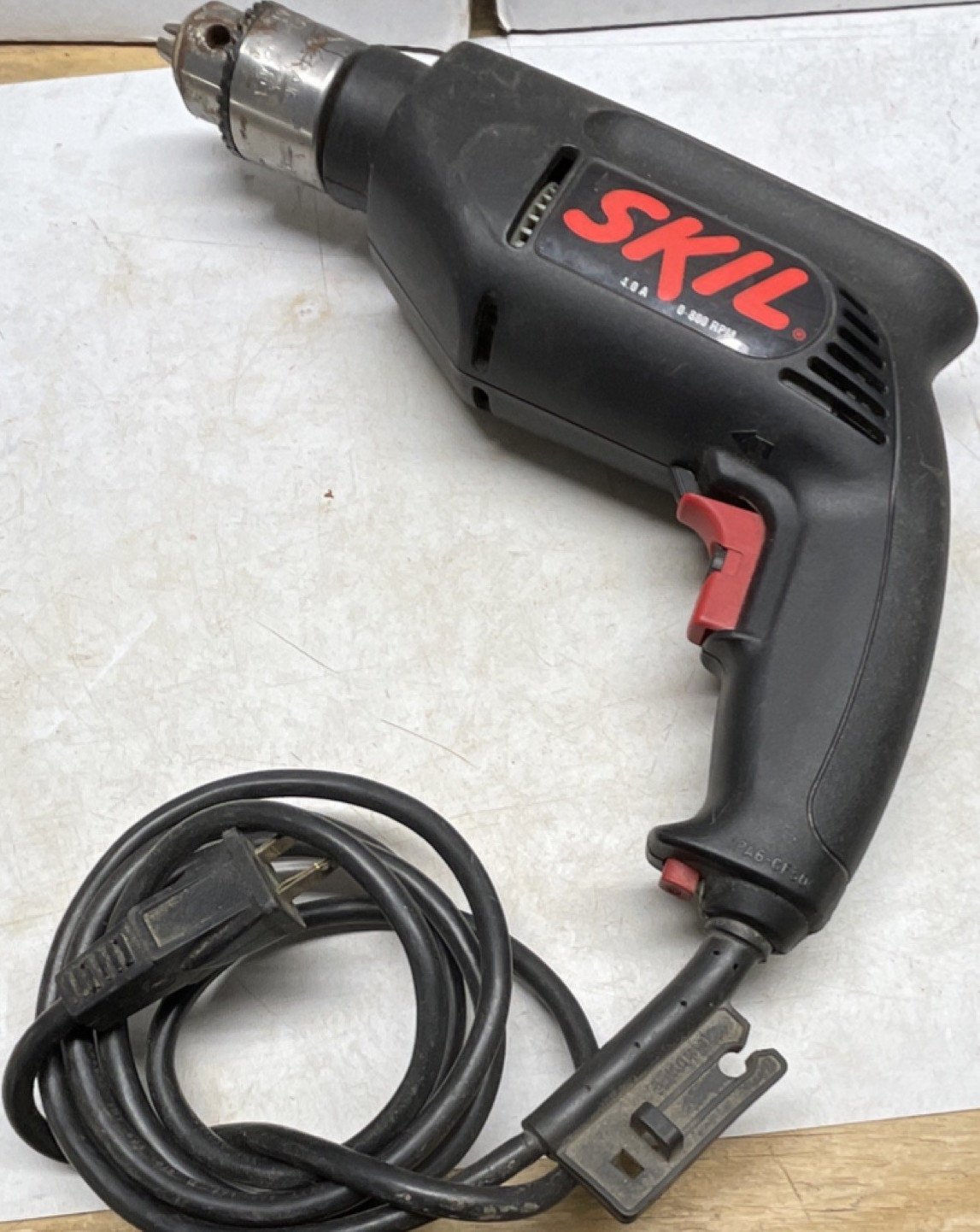 SKIL 6355 Drill/Driver 1/2&Prime; 120V Corded, Keyed Chuck, 0-800 RPM, Red/Black
