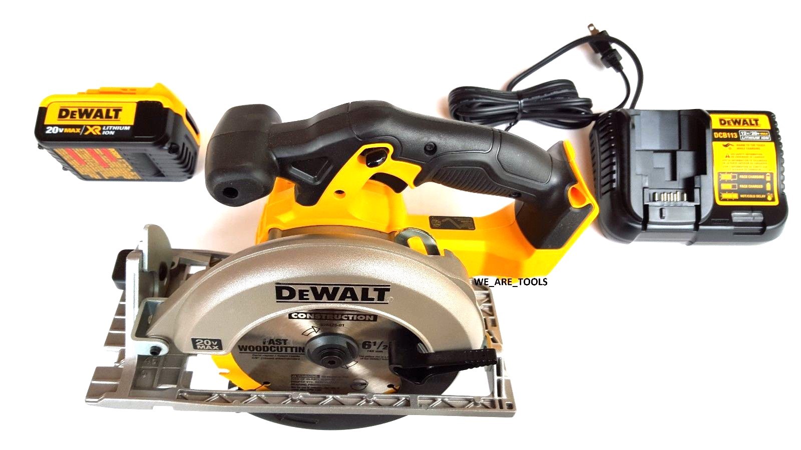 Dewalt DCS391 20V Circular Saw, 1) DCB204 4.0 Battery,1) Charger Max 20 Volt