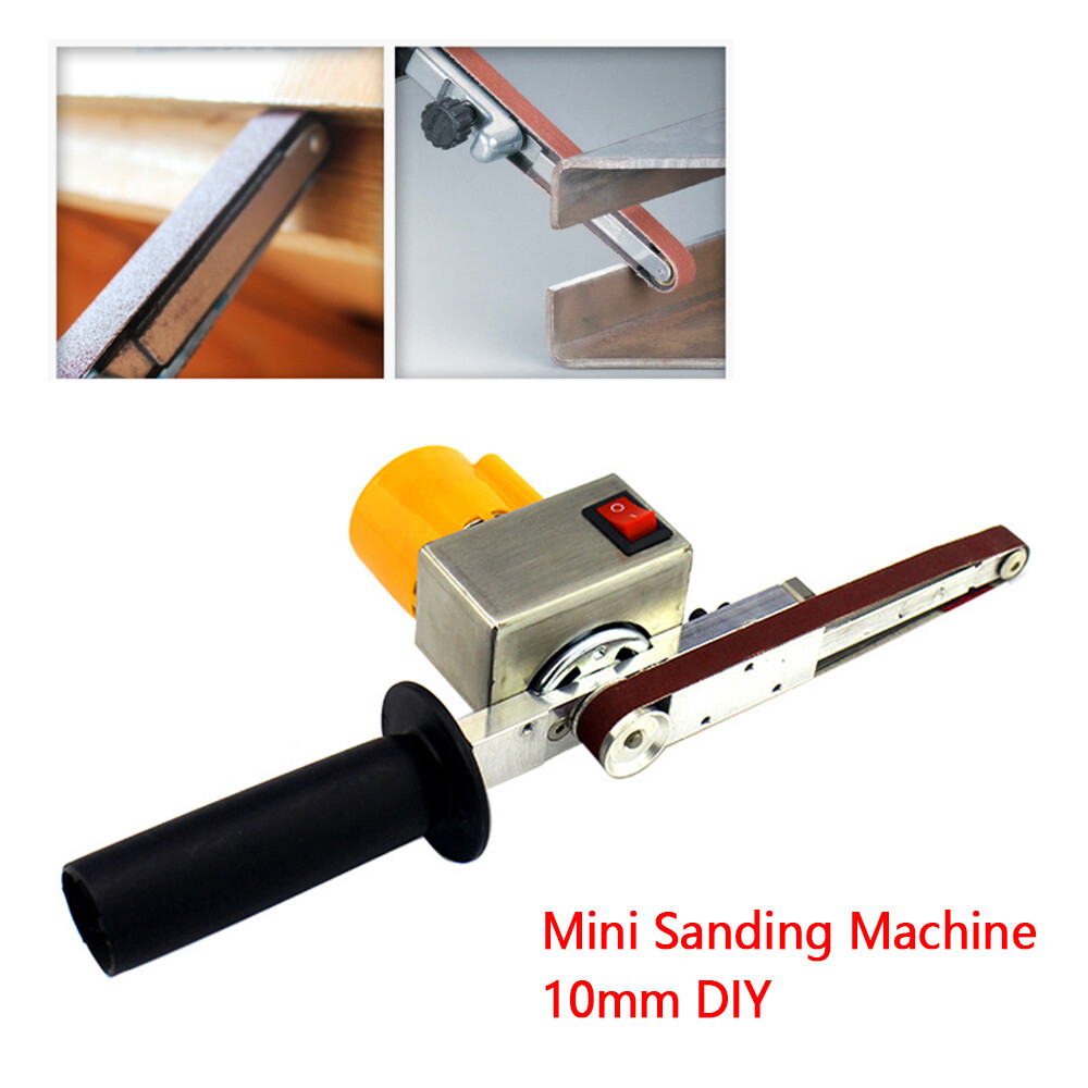 Portable Electric Belt Sander Mini Grinder Machine Hand-held with Sanding 96 w