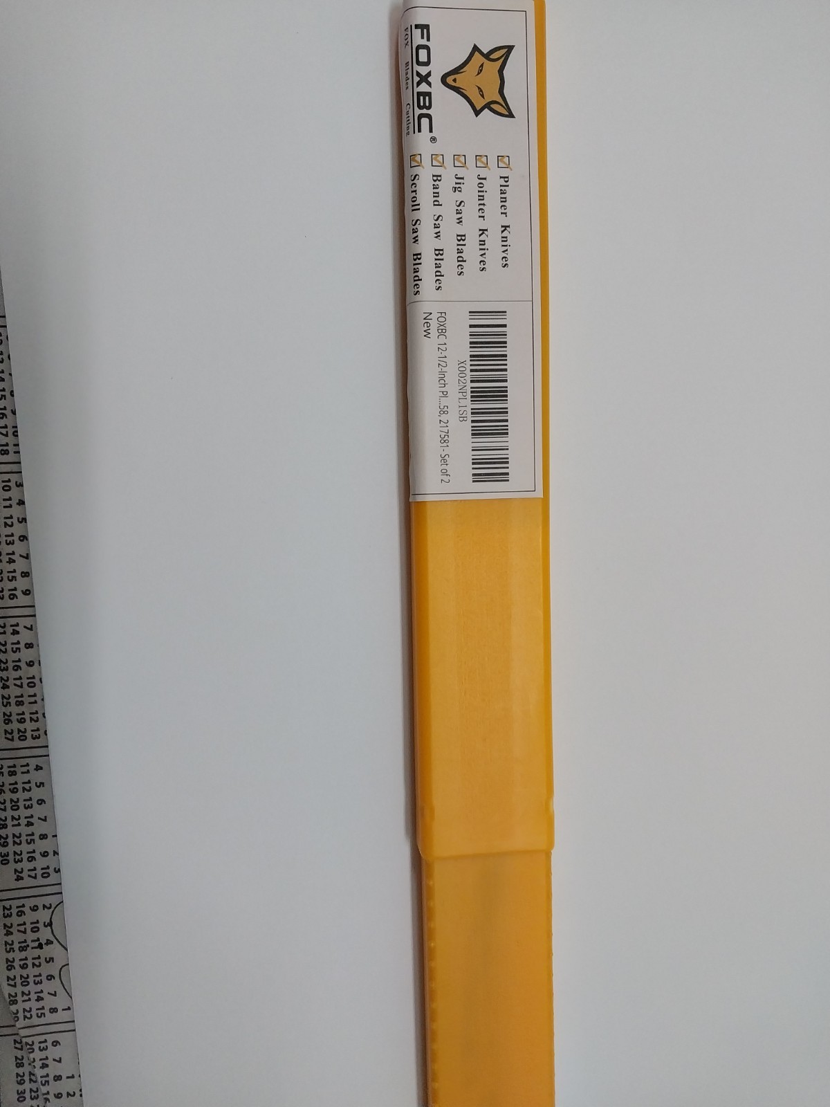 FOXBC 12-1/2-Inch Planer Blades for Delta 22-560, 22-565 , 22-562 – Set of 2