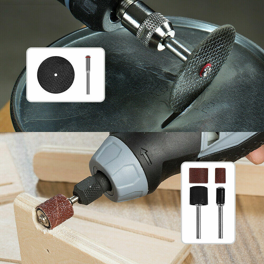 WORKPRO 208PC/295PC/276PC Dremel Rotary Tool Accessory Kit Grinding Sanding Sets
