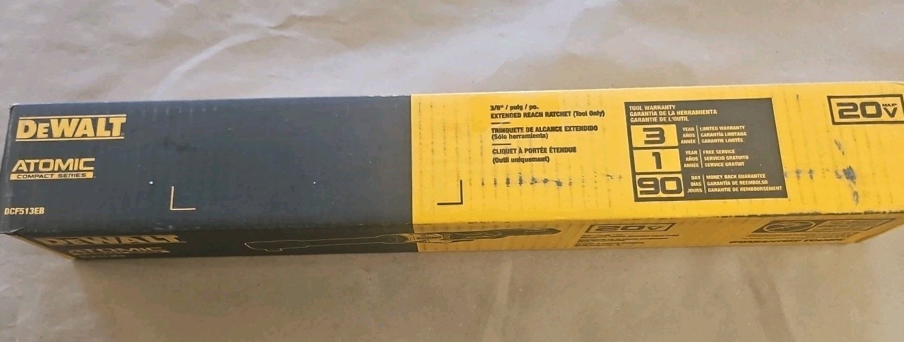 DeWALT DCF513EB Atomic Compact 20V MAX Brushless 3/8 » EXTENDED REACH Ratchet
