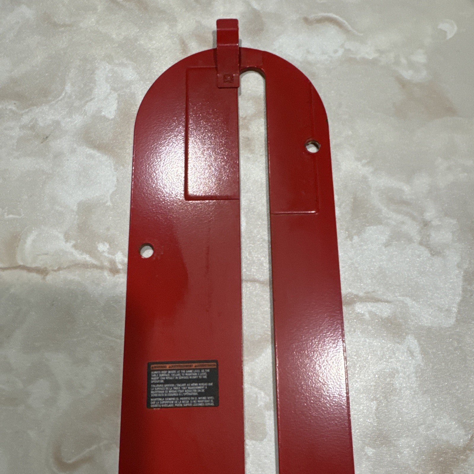 Porter Cable PCB270TS 10” Table Saw Throat Plate Insert
