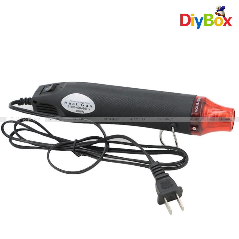 110V 300W Heat Gun Shrink Hot Air Temperature Electric Power Nozzle Tool US Plug