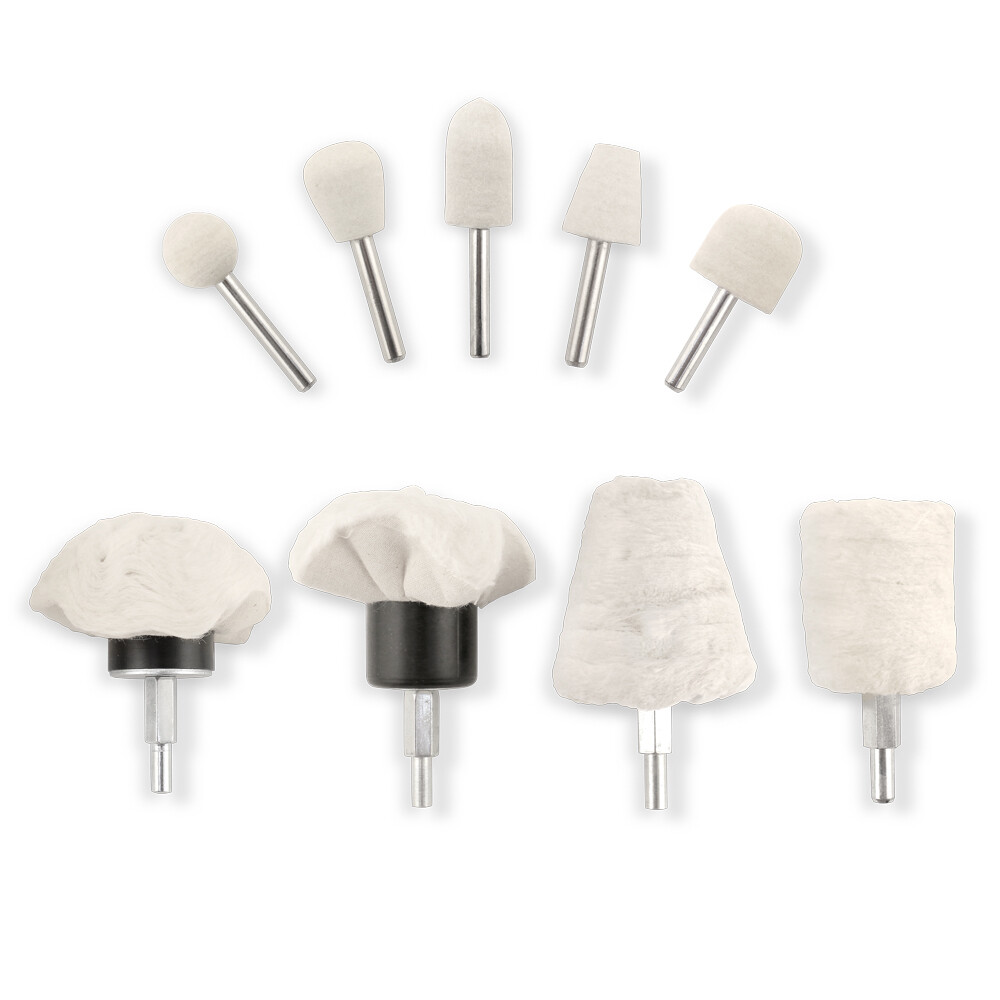 Specialty Buffing and Polishing Wheels Kit- Metal Polishing Buffs & Bobs