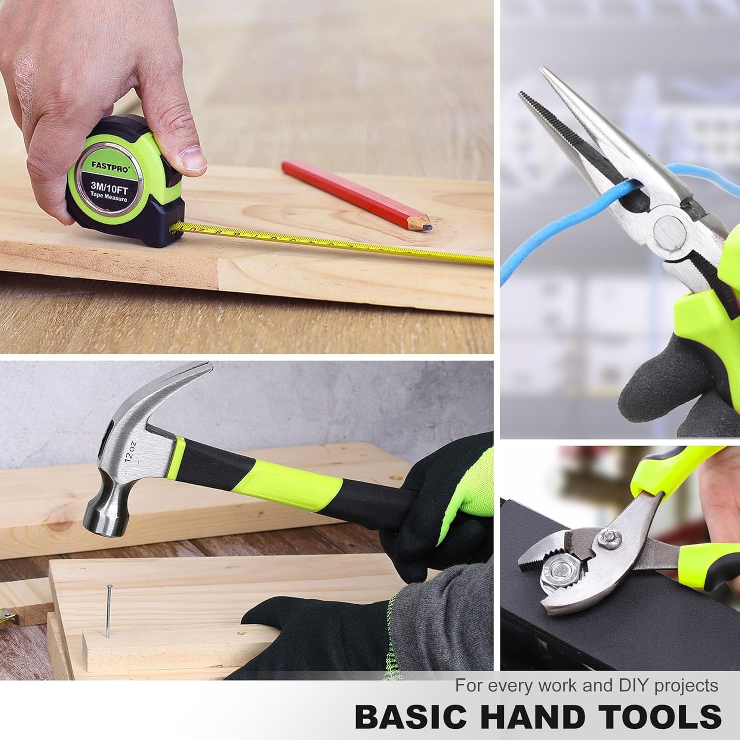 177-Piece 20V Cordless Lithium-ion Drill Driver and Home Tool Green