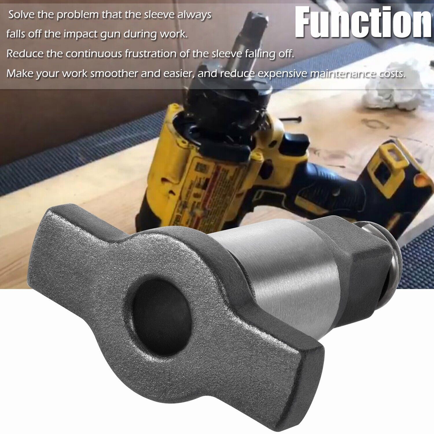1/2 » Impact Wrench Anvil Assembly for Dewalt Black & Decker 18V 20V MAX XR