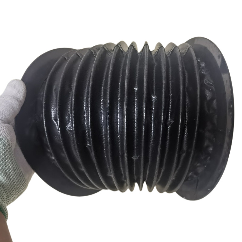 Flange screw round protective cylinder,ID 210 mm, flange 250 mm x Lmax 400mm