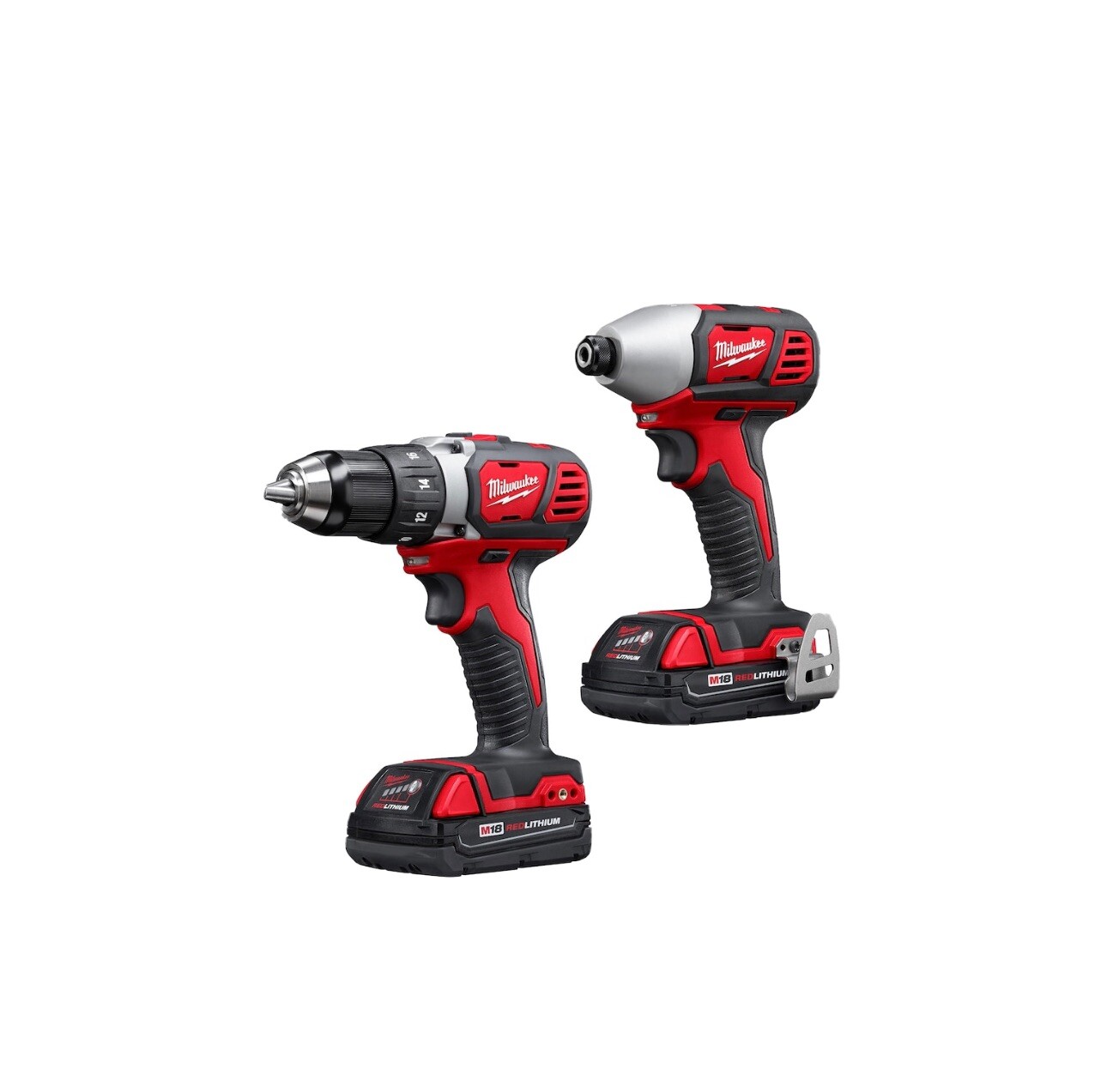 Milwaukee M18 18V Cordless Drill and Impact Driver Combo Kit – 2691-22