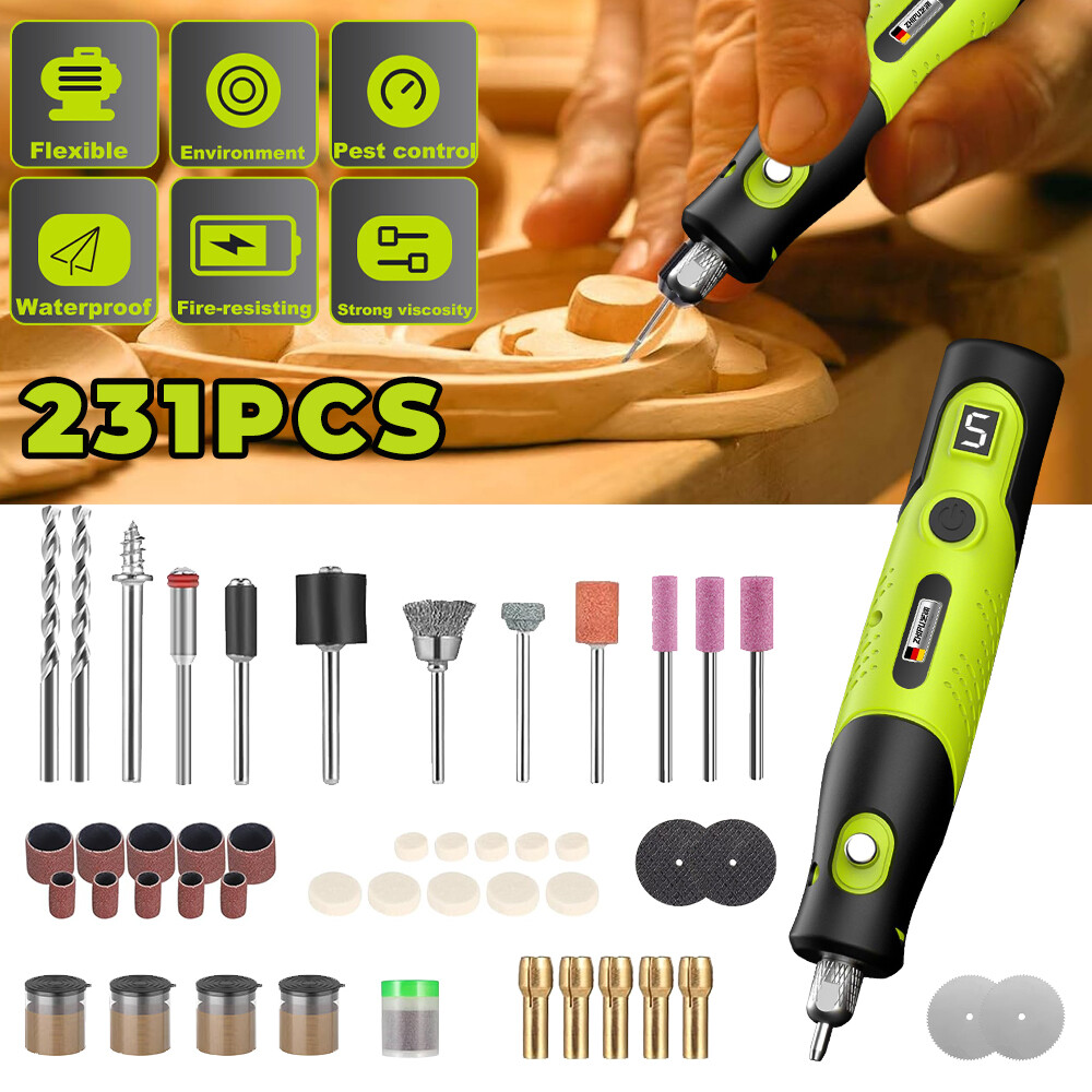 48pcs Rotary Tool Abrasive Accessories Grinding Engraving Sanding Polishing Set
