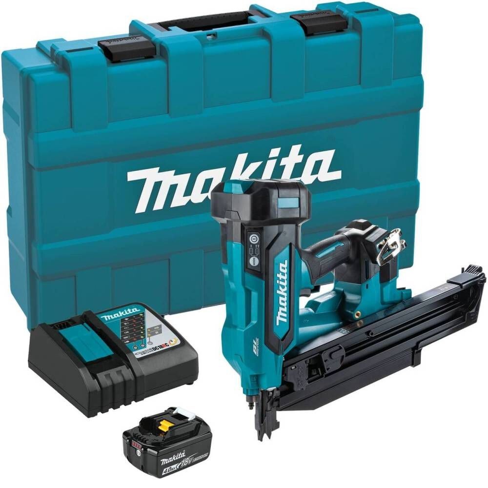 Makita XNB03M1 4.0Ah Cordless 21 Degree Round Head 3-1/2 in Framing Nailer Kit