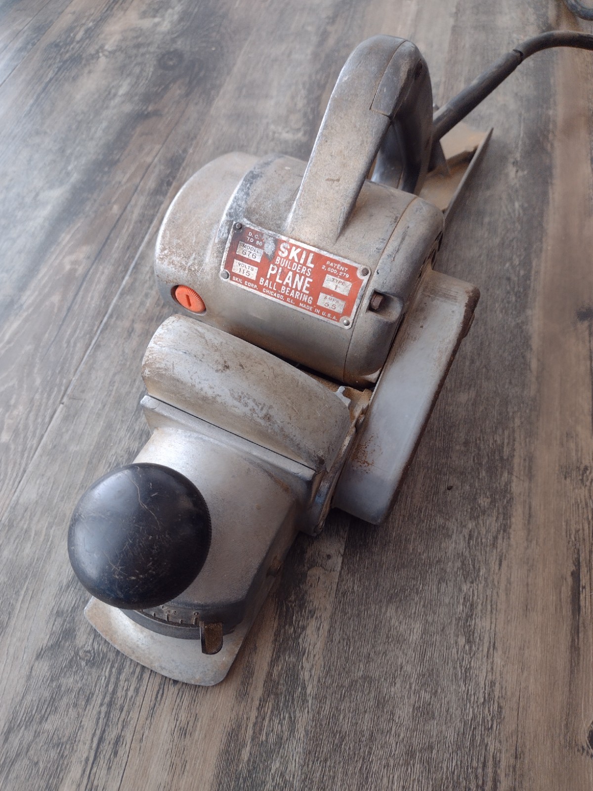 *RARE* Vintage Surfboard Skil 676 Type 1 Builders Power Plane 5.5 Amps