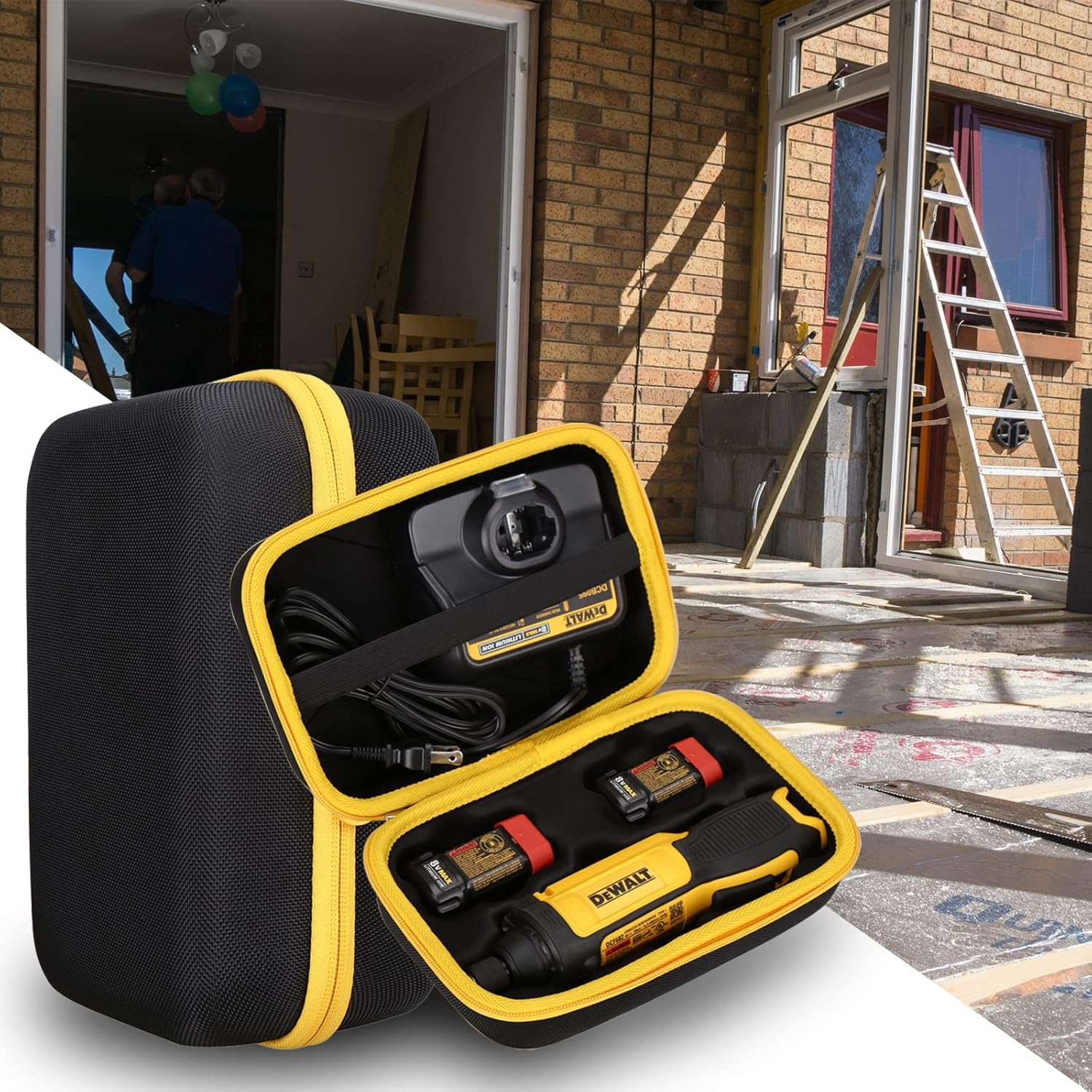 Case Compatible with 8V MAX Cordless Screwdriver Kit DCF682N1, Gyroscopic