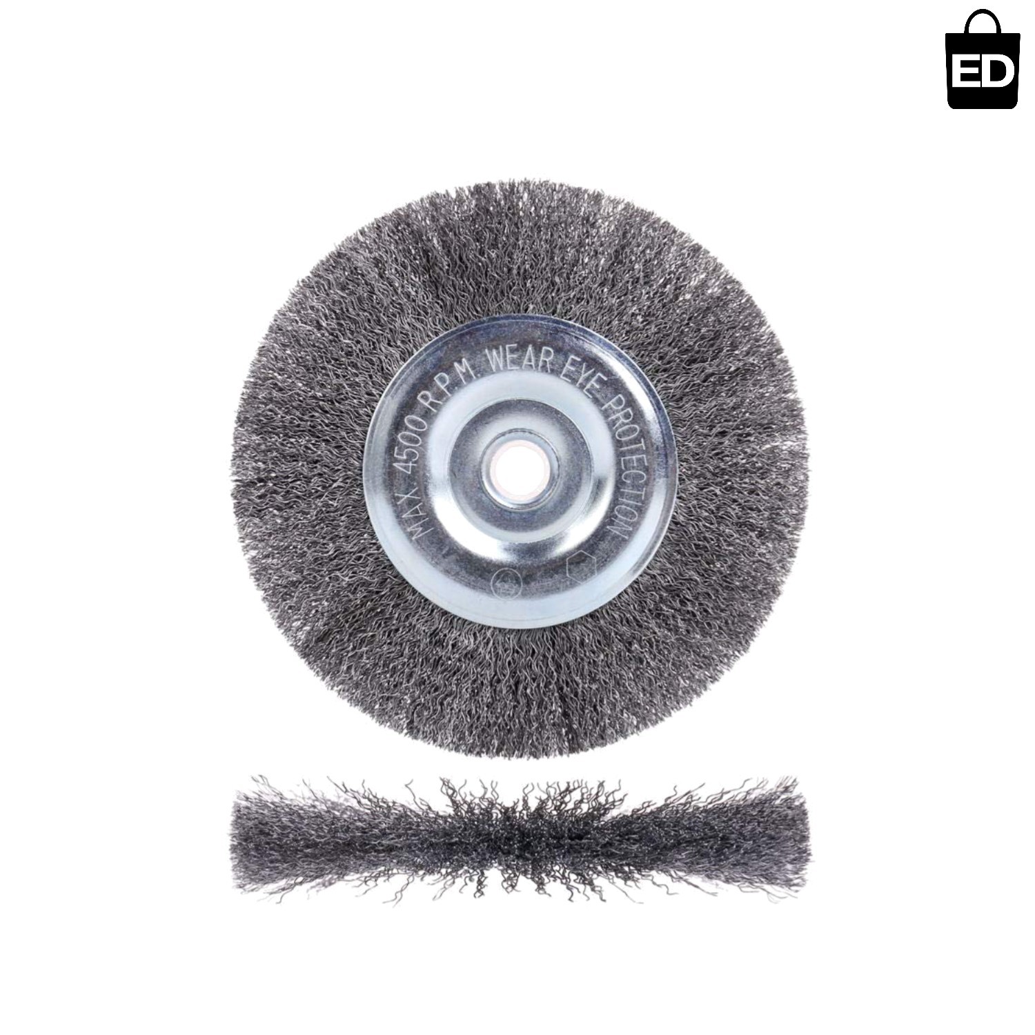 New 6-Inch Crimped Wire Wheel For Bench Grinder Quality & Safety Ensured