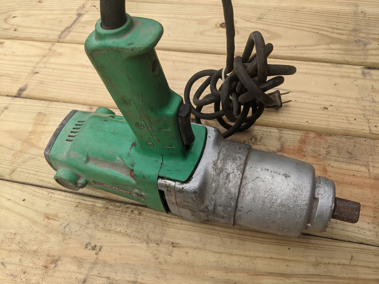 Hitachi Koki WH22 Heavy Duty Impact Driver 110 volt AC/DC accepts 3/4 socket
