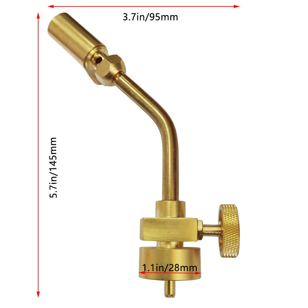 Brass Pencil Flame Torch Head Kit Gas Welding Torch for MAPP MAP Propane US