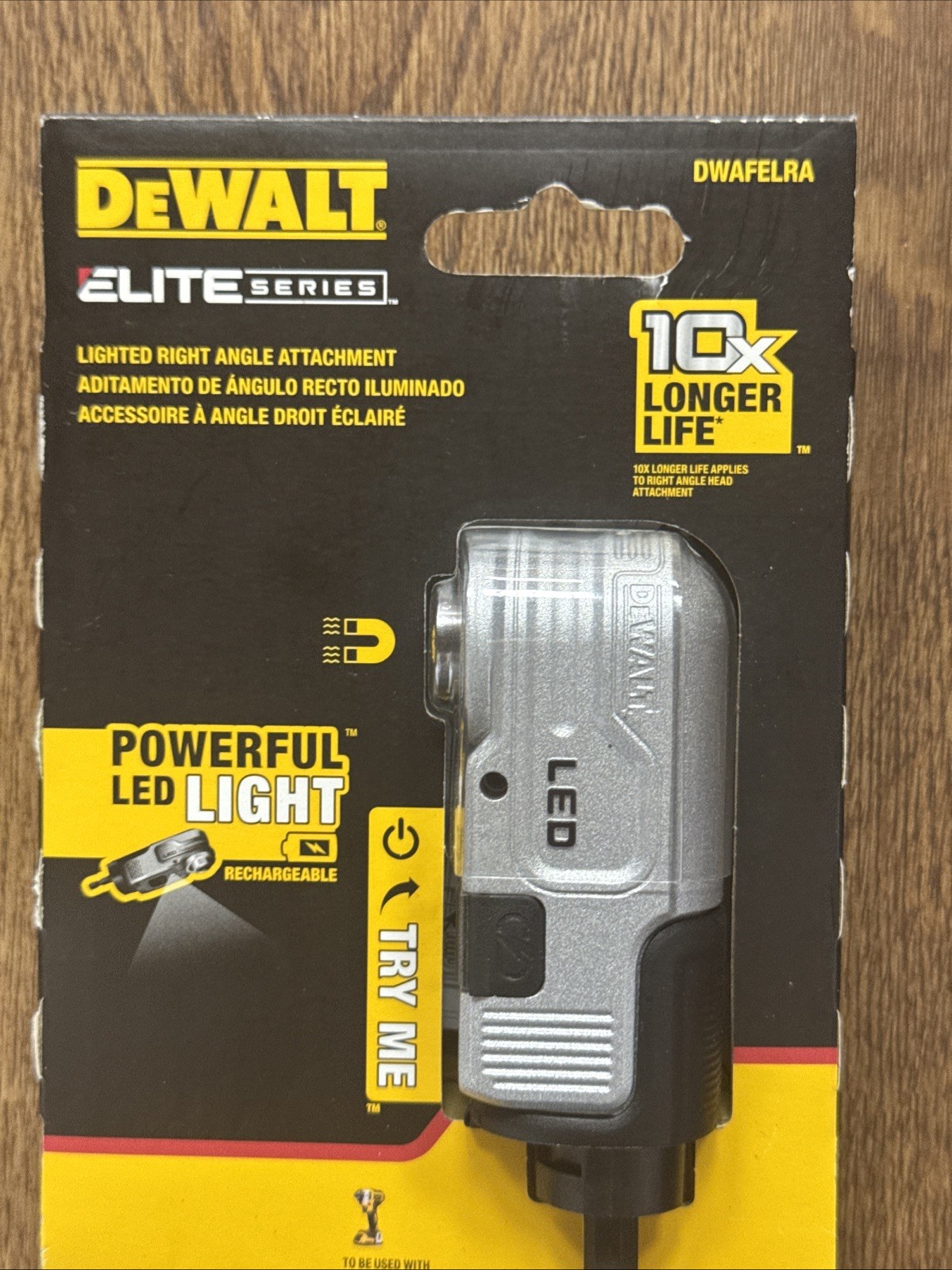 Brand new Dewalt Lighted Right Angle Attachment Elite Series Sealed