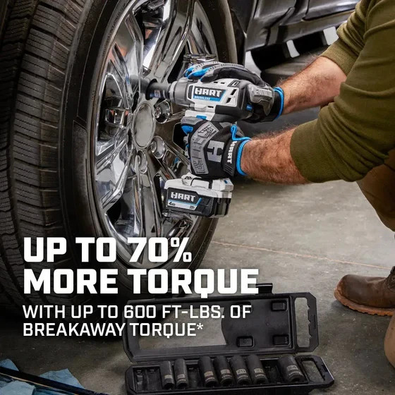 HART 20V 1/2&Prime; High Torque Brushless Impact Wrench HPIW25- TOOL ONLY- NEW SEALED