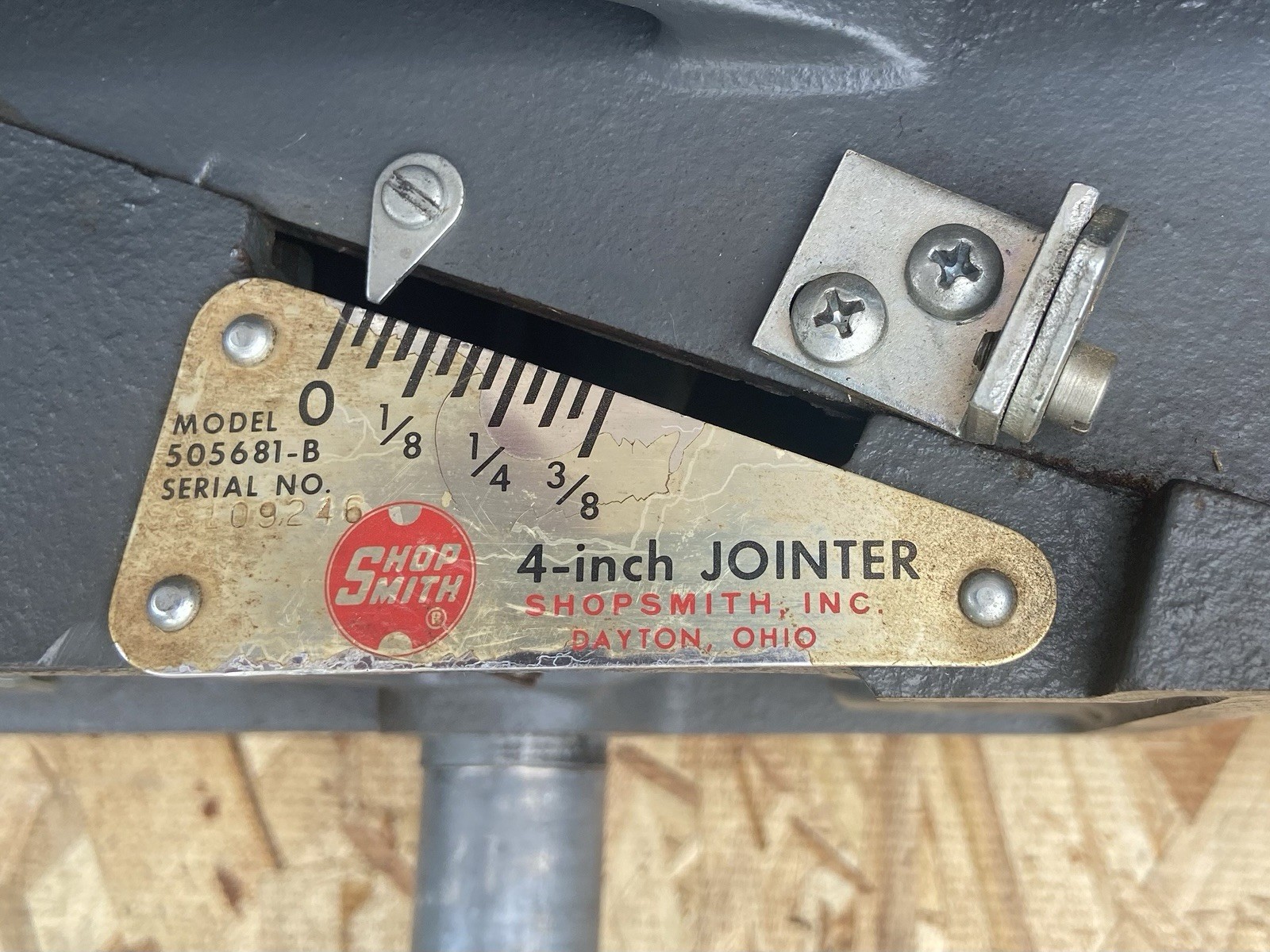 Shopsmith Mark V 4” Jointer ShopSmith Shop Smith