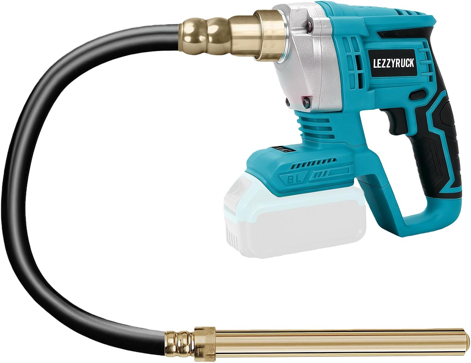 Concrete Vibrating Tool Compatible with Makita 18V Battery (No Battery), Brushle